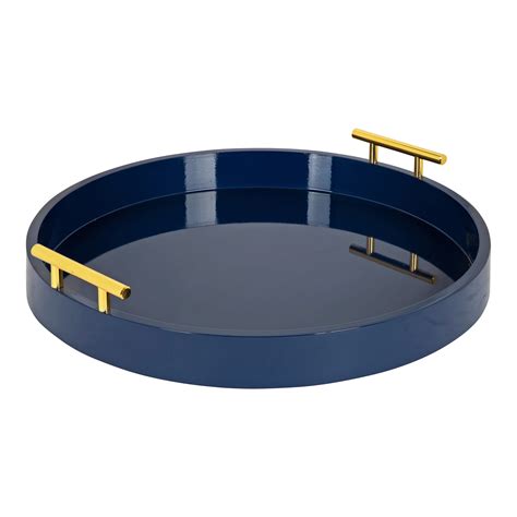 navy blue decorative tray